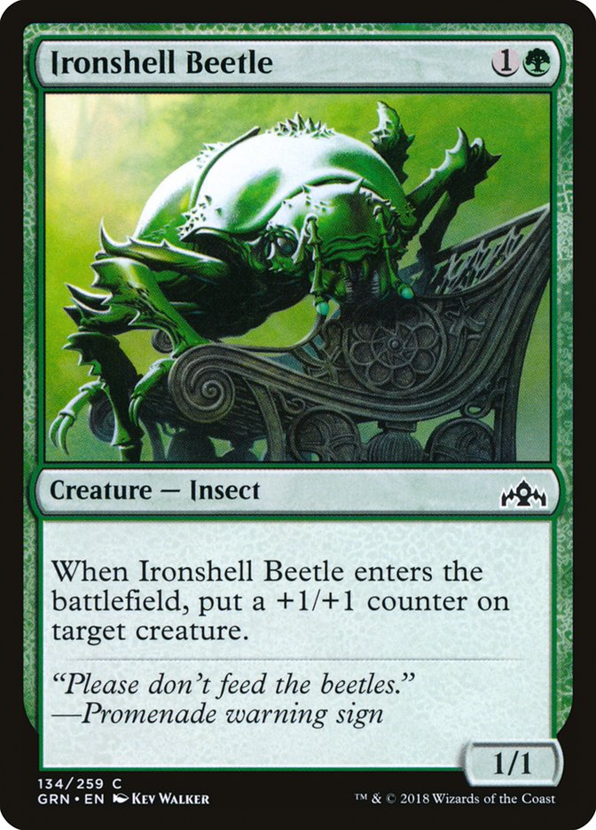 Ironshell Beetle (Guilds of Ravnica #134)