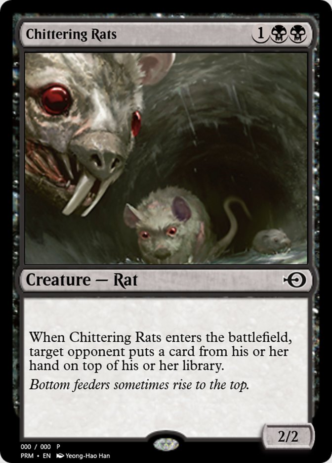 cafe Rijd weg Momentum Chittering Rats · Magic Online Promos (PRM) #62445 · Scryfall Magic: The  Gathering Search