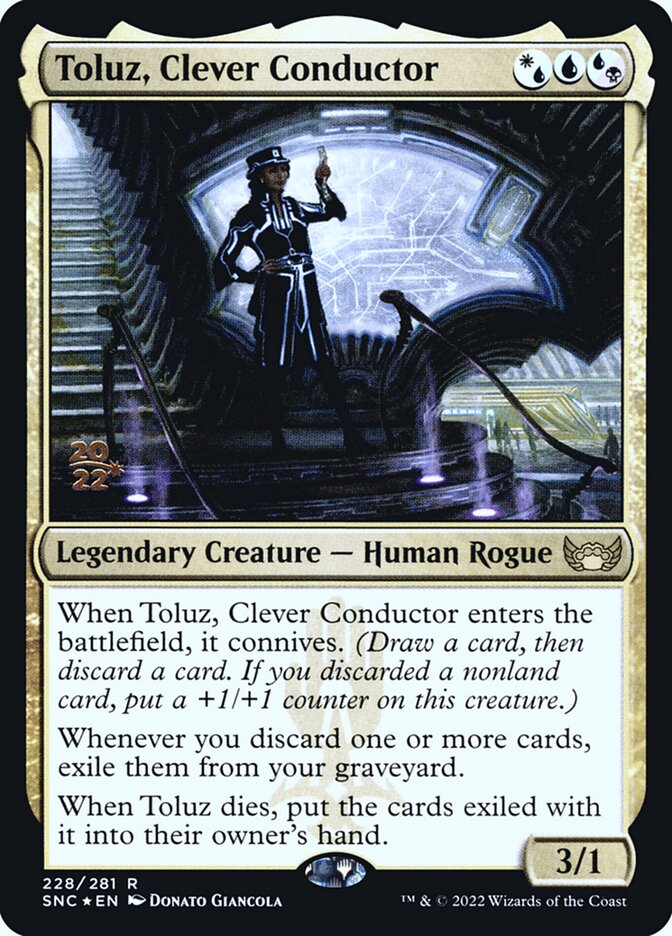 Toluz, Clever Conductor (Streets of New Capenna Promos #228s)