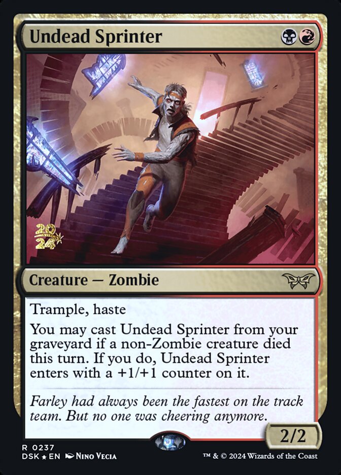 Undead Sprinter (Duskmourn: House of Horror Promos #237s)