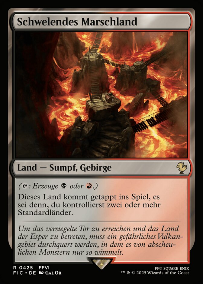 Schwelendes Marschland