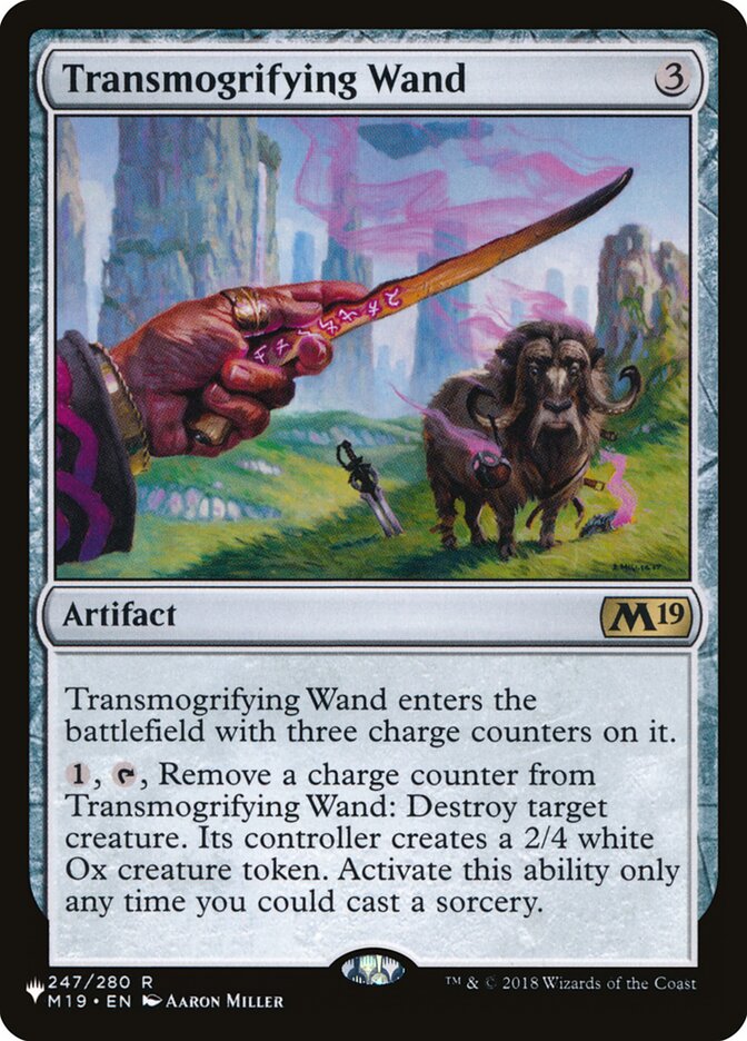 Transmogrifying Wand (The List #M19-247)