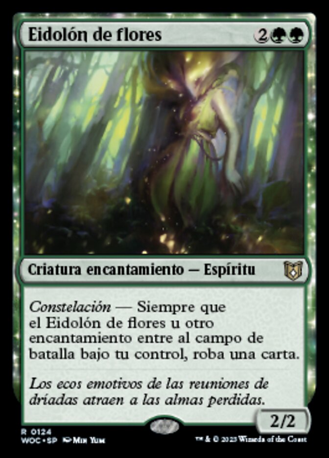 Eidolon of Blossoms (Wilds of Eldraine Commander #124)