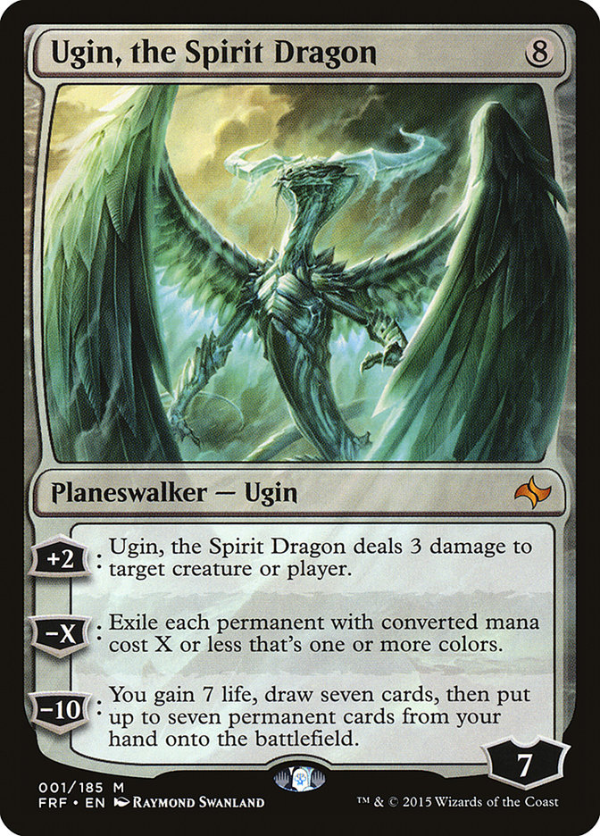 Ugin, the Spirit Dragon · Fate Reforged (FRF) #1 · Scryfall Magic 