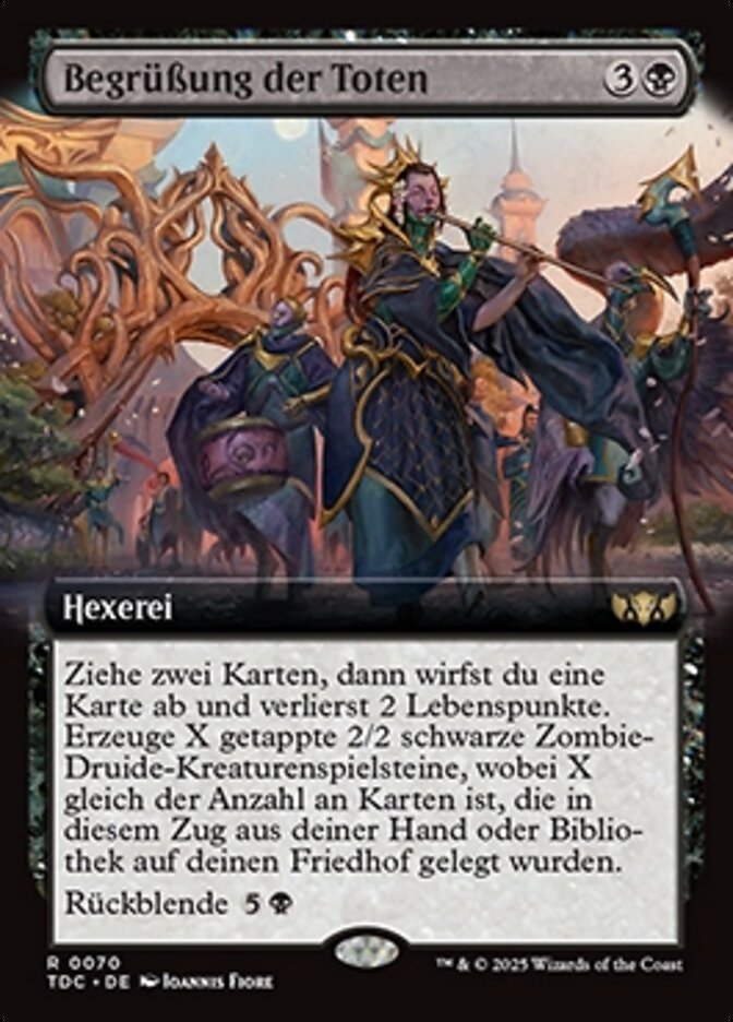 Begrüßung der Toten