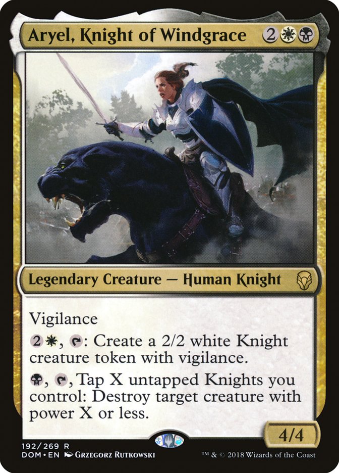 Aryel, Knight of Windgrace (Dominaria #192)