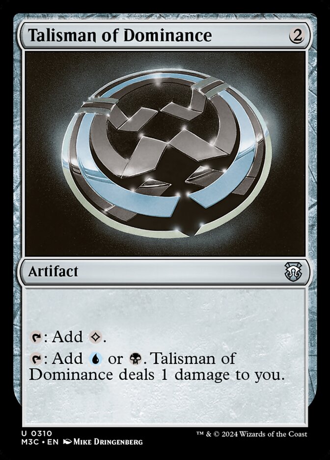Talisman of Dominance (Modern Horizons 3 Commander #310)