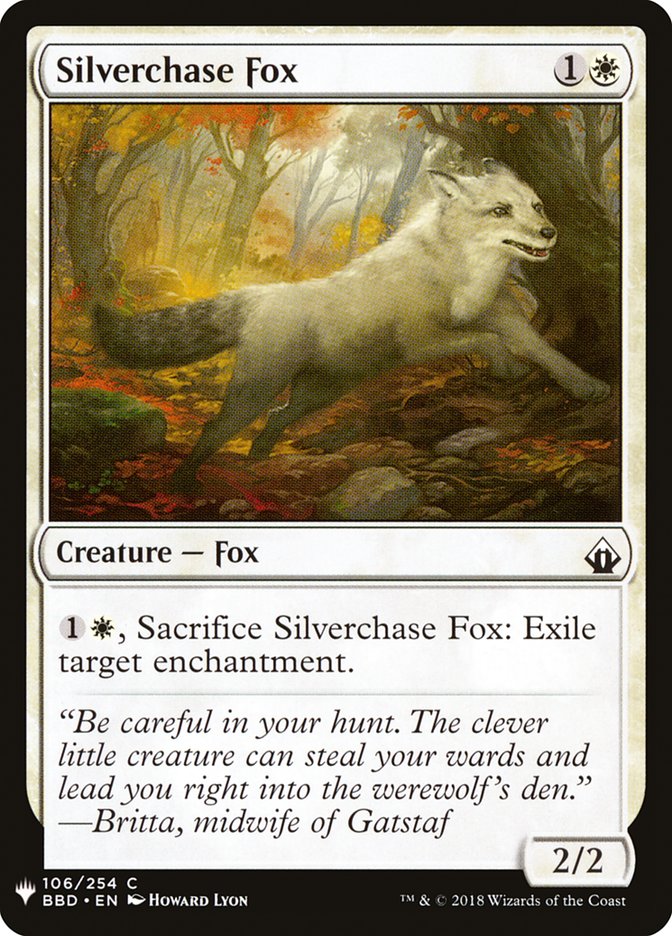 Silverchase Fox (The List #BBD-106)
