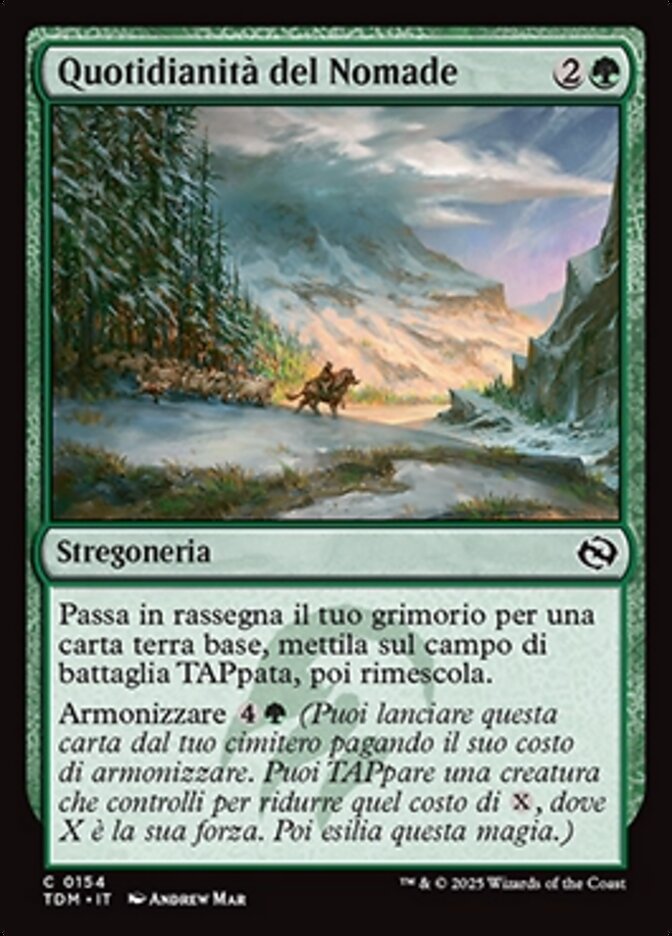 Quotidianità del Nomade