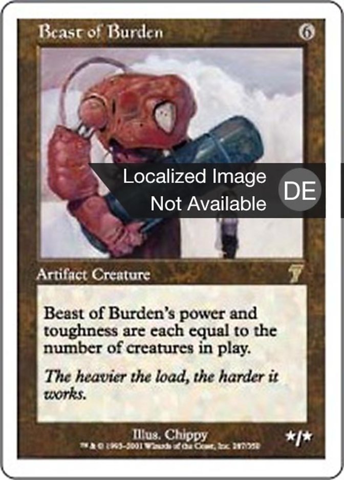 Beast of Burden (Seventh Edition #287)