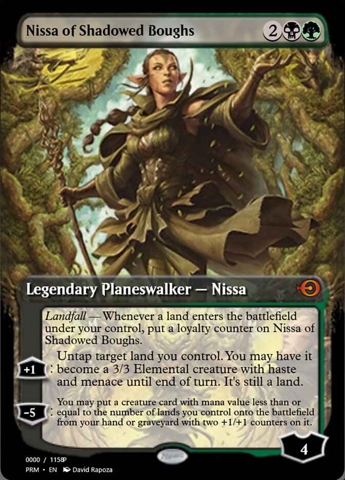 Nissa of Shadowed Boughs (Magic Online Promos #83842)
