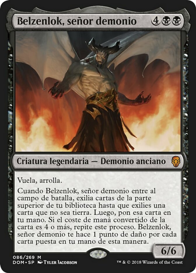 Demonlord Belzenlok (Dominaria #86)