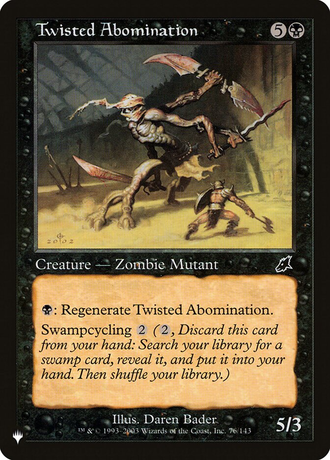 Twisted Abomination (The List #SCG-76)