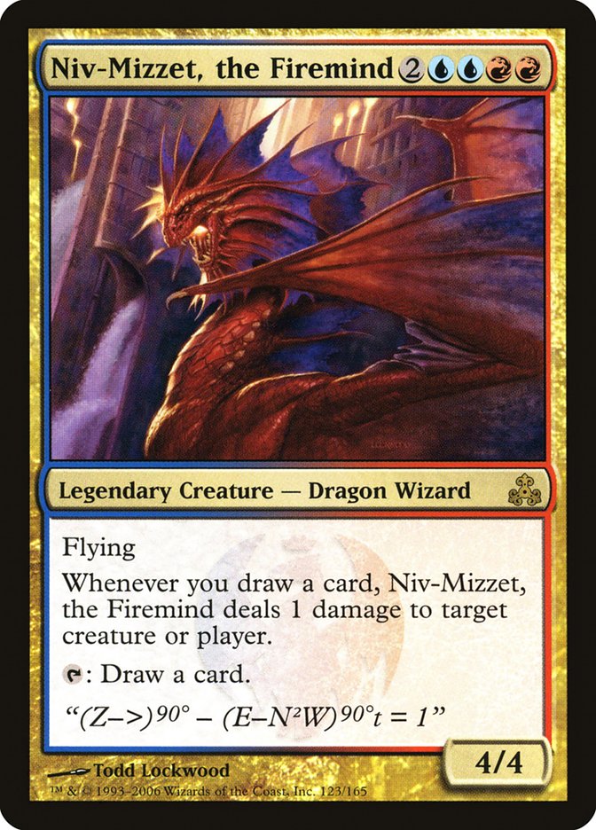 Niv-Mizzet, the Firemind · Guildpact (GPT) #123 · Scryfall Magic 