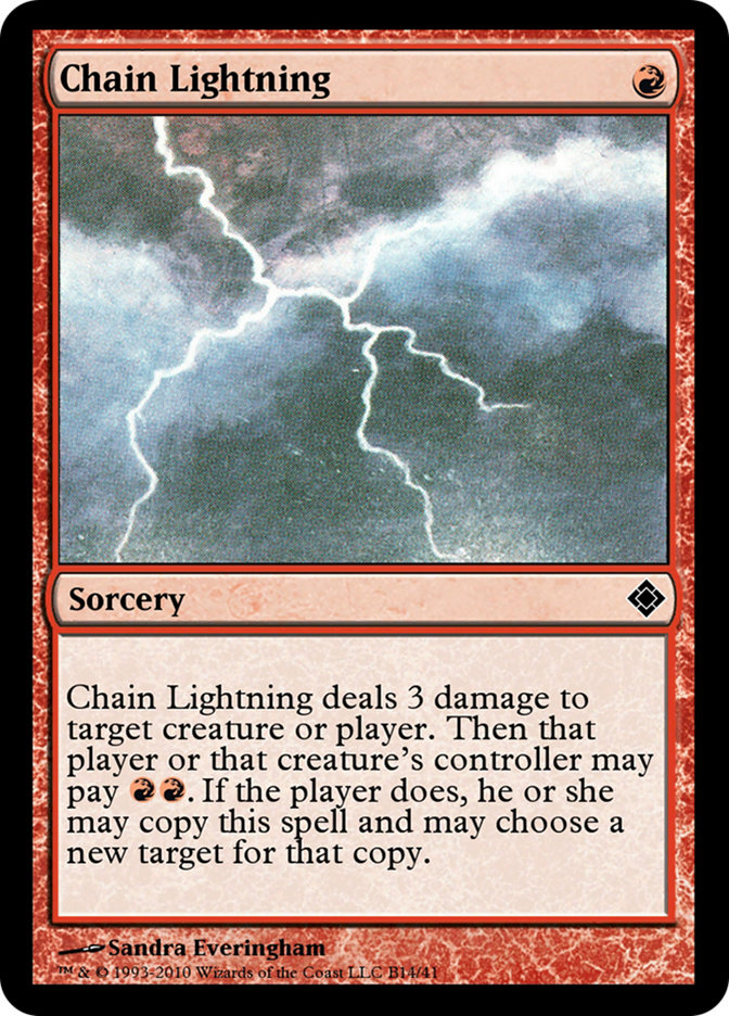 Chain Lightning (Magic Online Theme Decks #B14)