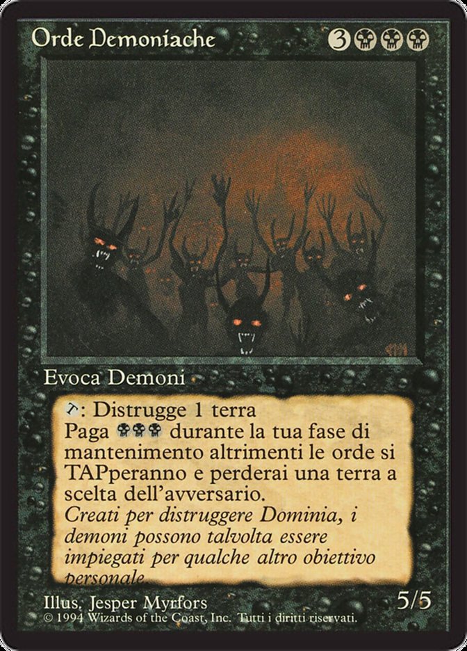 Demonic Hordes (Foreign Black Border #104)