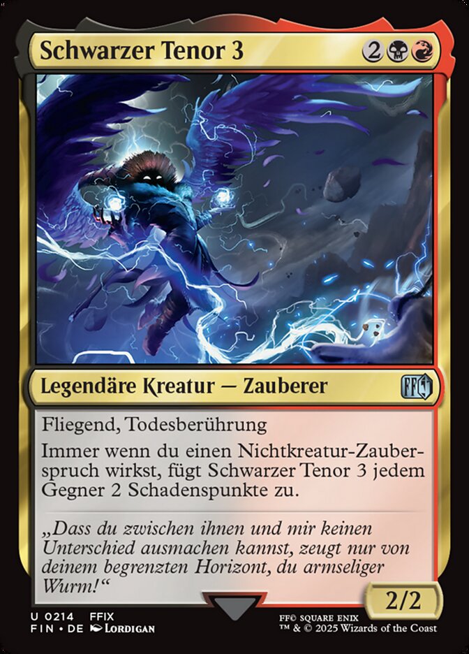 Schwarzer Tenor 3