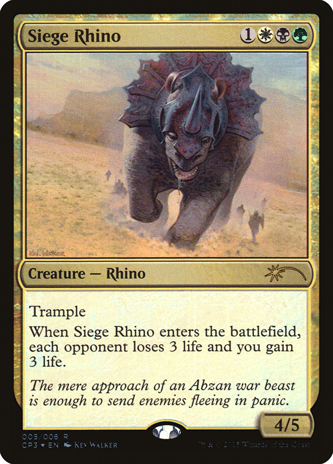 Siege Rhino (Magic Origins Clash Pack #5)