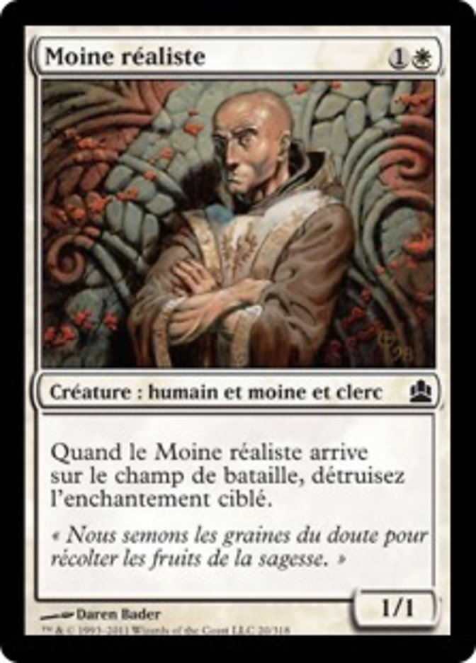 Monk Realist (Commander 2011 #20)