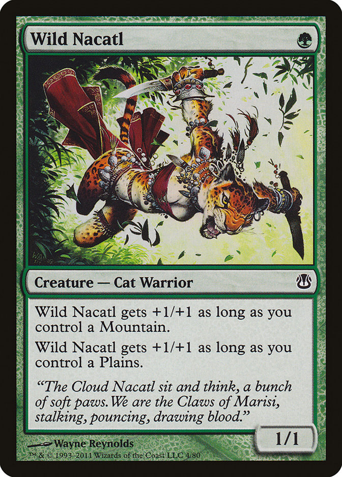 Wild Nacatl (Duel Decks: Ajani vs. Nicol Bolas #4)