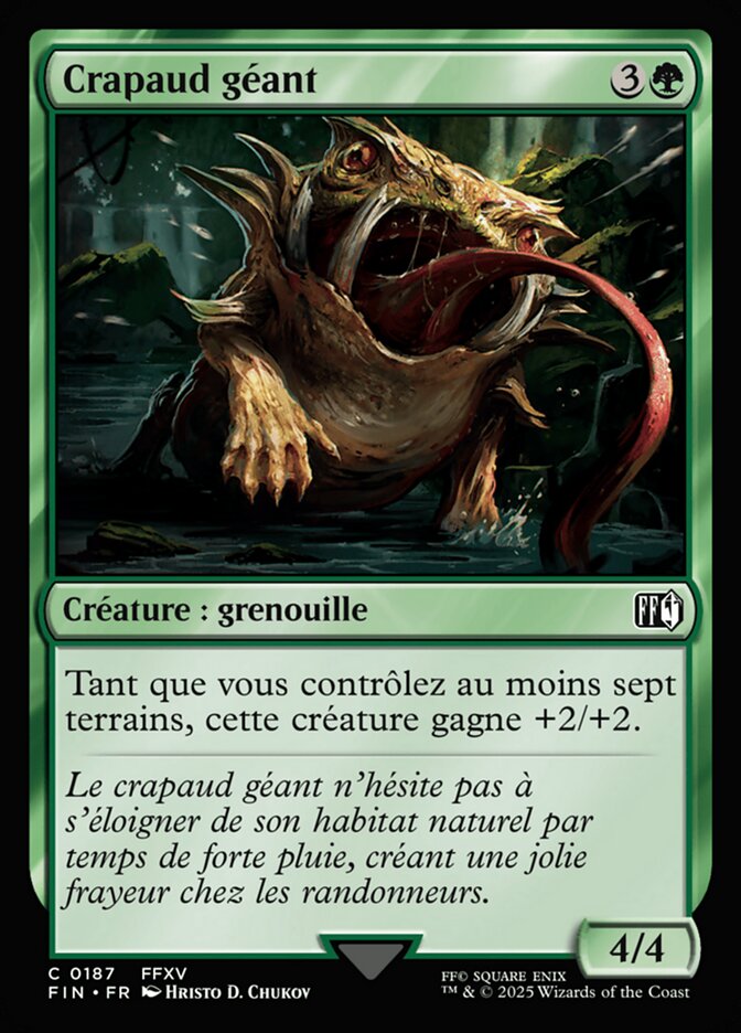 Crapaud géant