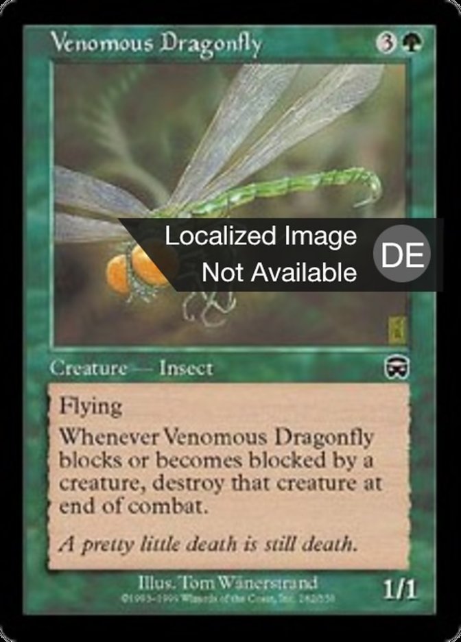 Venomous Dragonfly (Mercadian Masques #282)