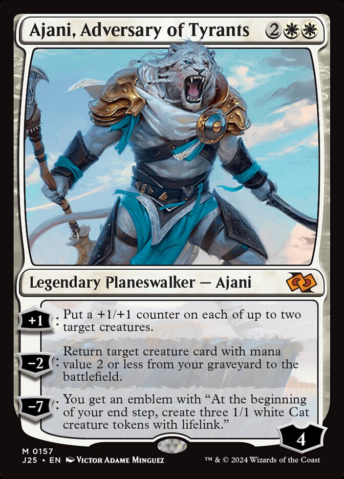 Ajani, Adversary of Tyrants (Foundations Jumpstart #157)