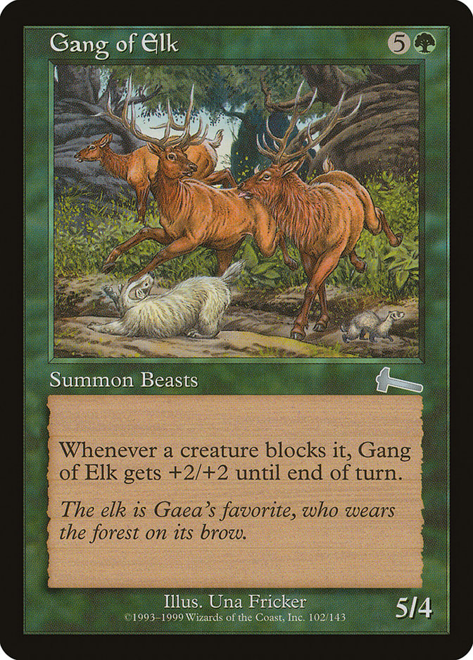Gang of Elk (Urza's Legacy #102)