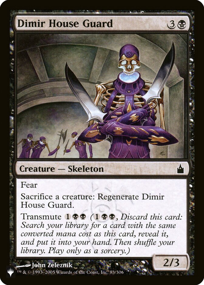 Dimir House Guard (The List #RAV-83)