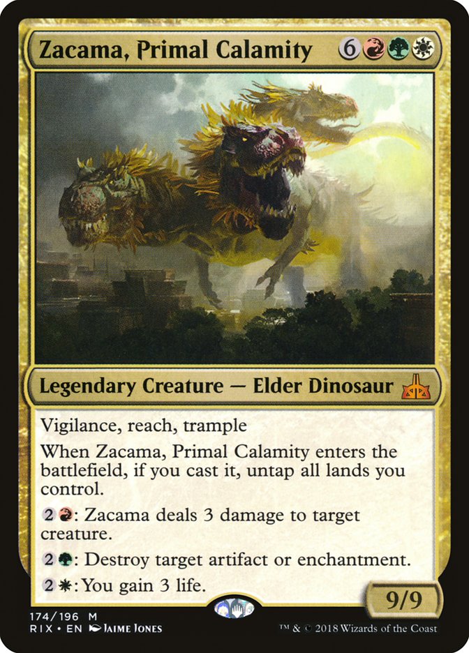 Zacama, Primal Calamity (Rivals of Ixalan #174)