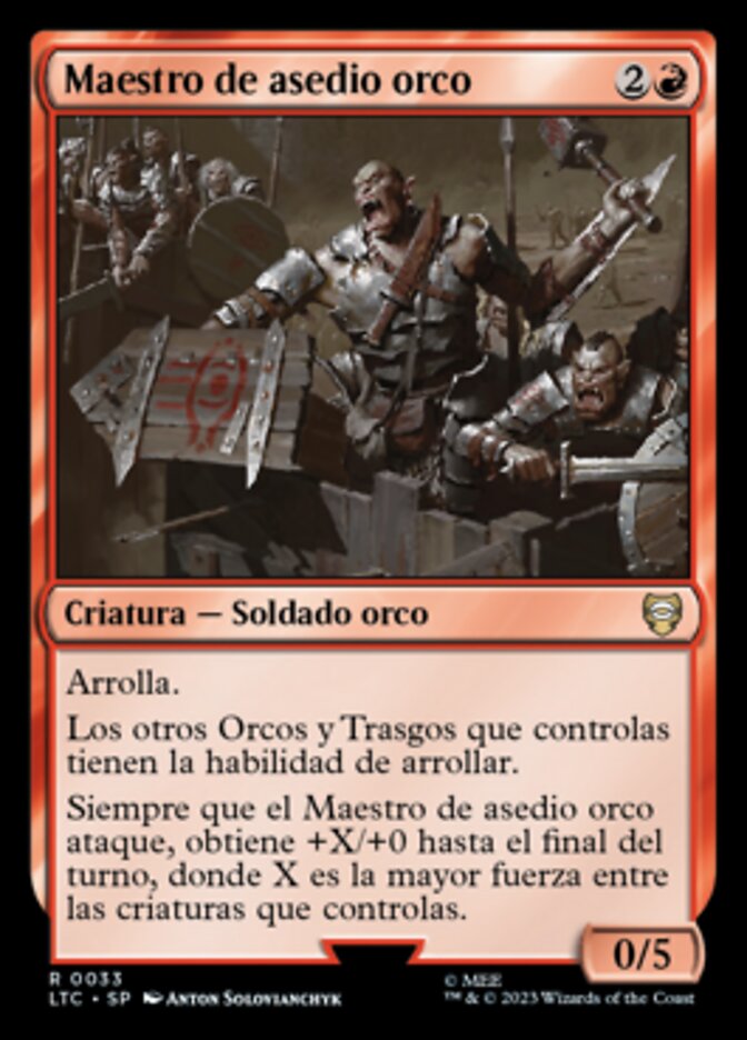 Maestro de asedio orco