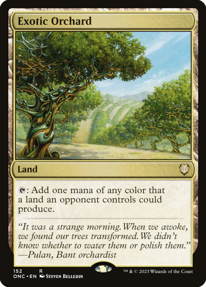 Exotic Orchard (Phyrexia: All Will Be One Commander #152)