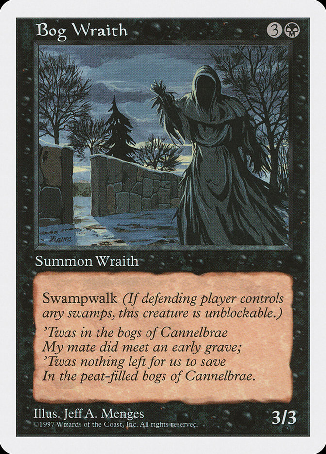 Bog Wraith (Fifth Edition #147)