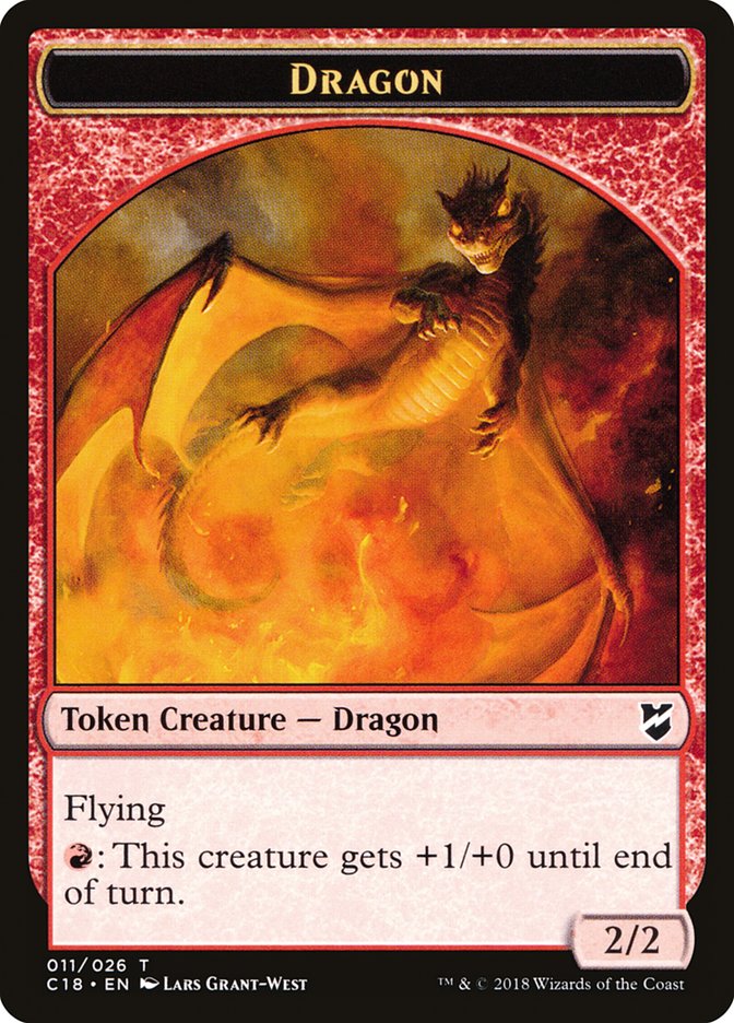 Dragon (Commander 2018 Tokens #11)