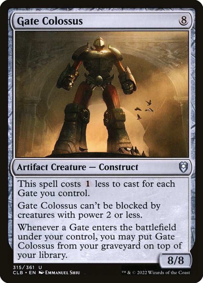 Gate Colossus (Commander Legends: Battle for Baldur's Gate #315)