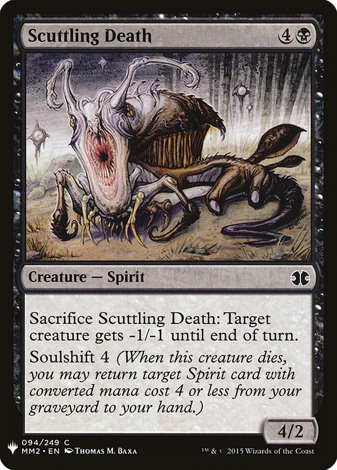 Scuttling Death (The List #MM2-94)