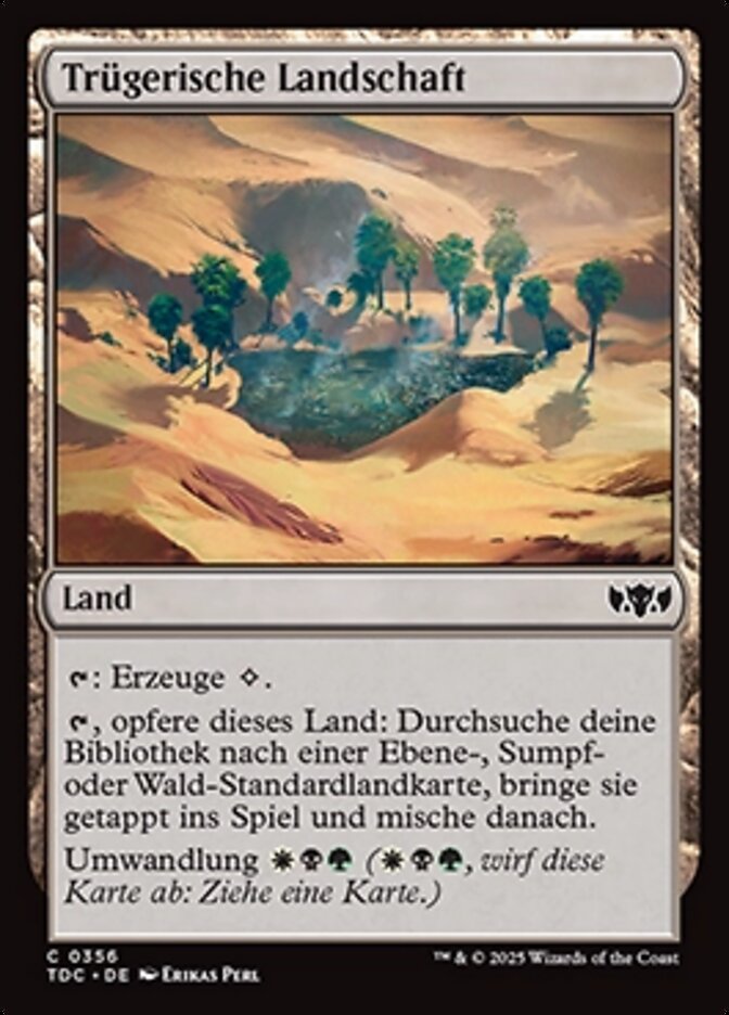 Trügerische Landschaft