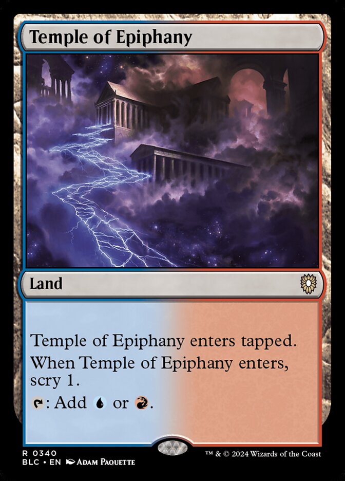 Temple of Epiphany (Bloomburrow Commander #340)