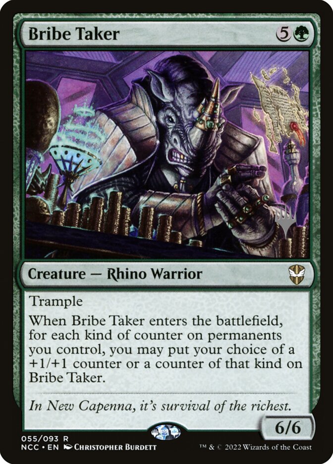 Bribe Taker (New Capenna Commander Promos #55p)