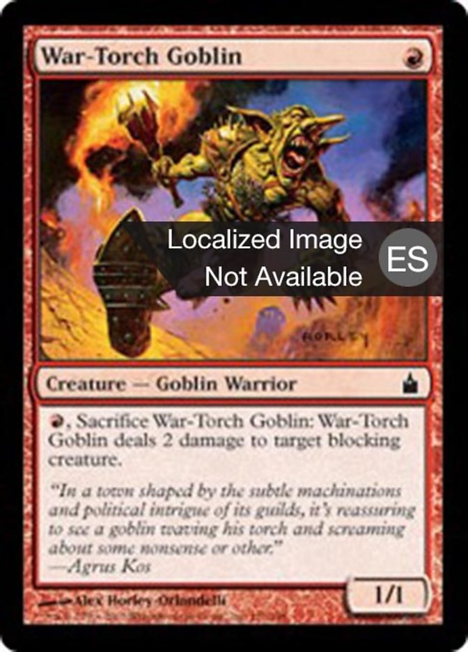 War-Torch Goblin (Ravnica: City of Guilds #151)