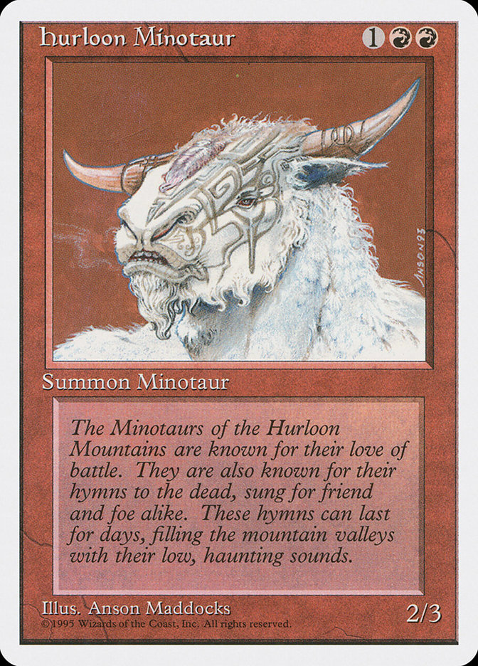 Hurloon Minotaur (Fourth Edition #202)