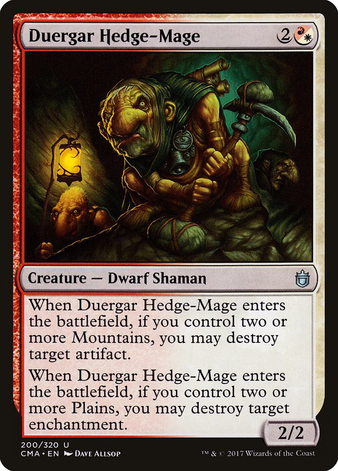 Duergar Hedge-Mage (Commander Anthology #200)