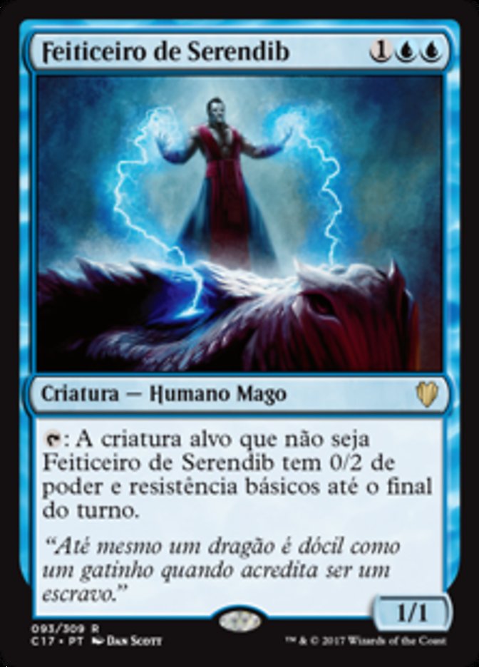 Serendib Sorcerer (Commander 2017 #93)