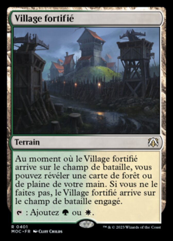 Fortified Village (March of the Machine Commander #401)