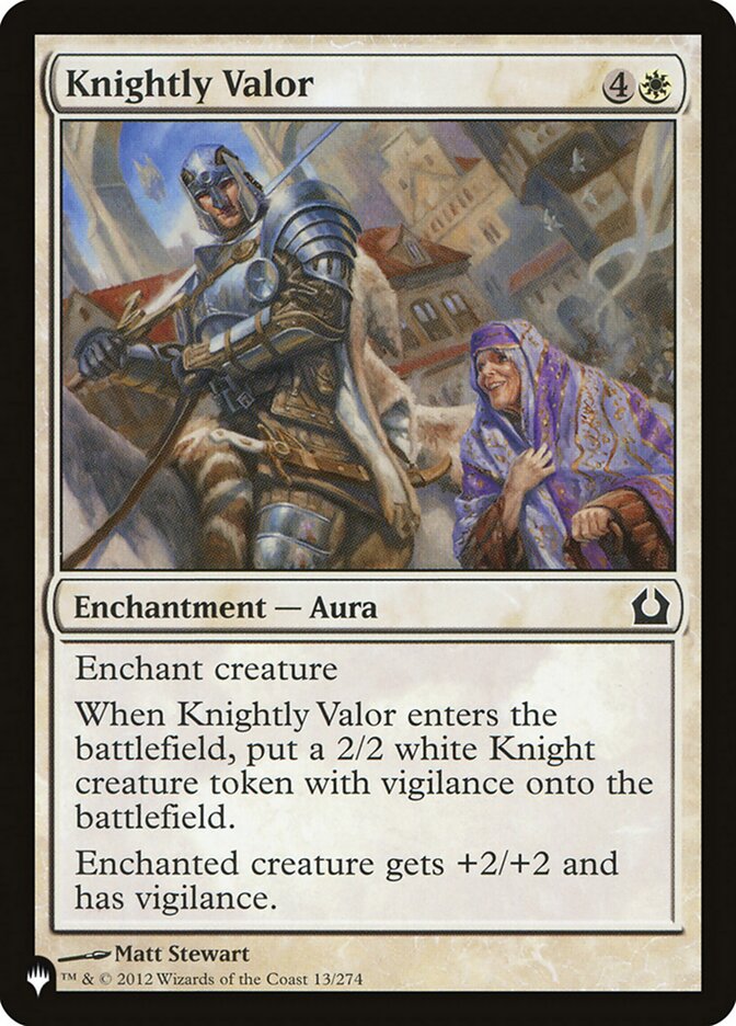 Knightly Valor (The List #RTR-13)