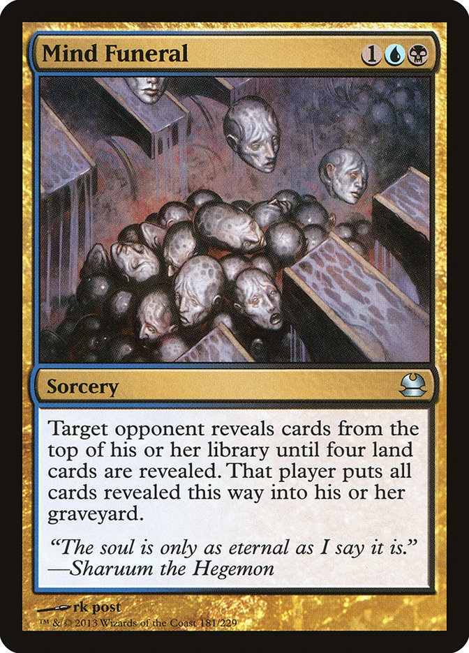 Mind Funeral (Modern Masters #181)