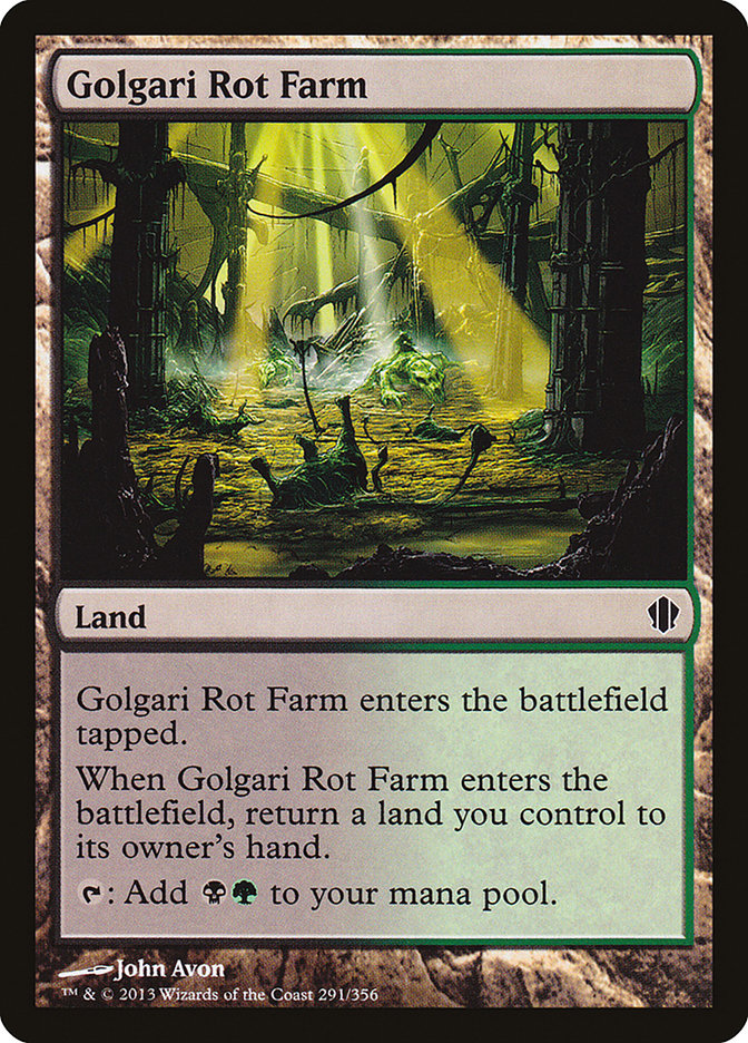 Golgari Rot Farm (Commander 2013 #291)