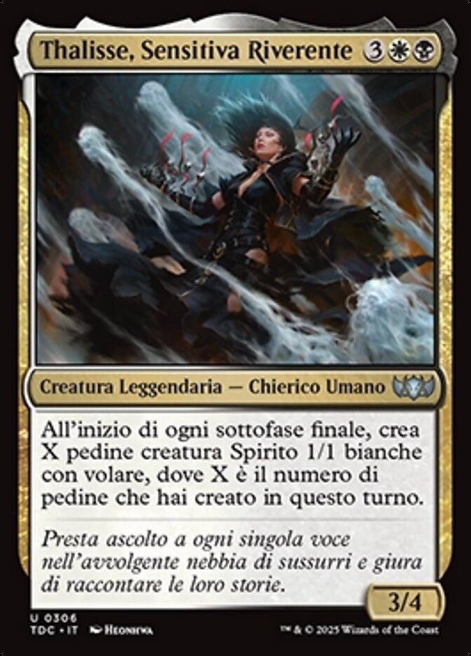 Thalisse, Sensitiva Riverente