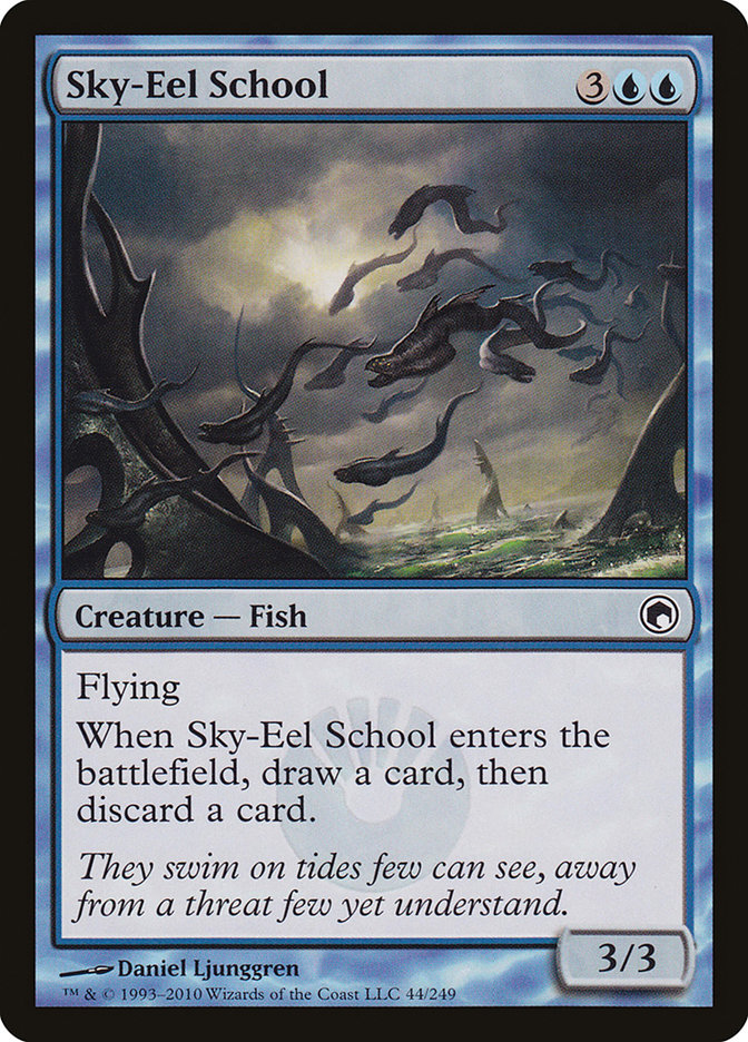 Sky-Eel School (Scars of Mirrodin #44)