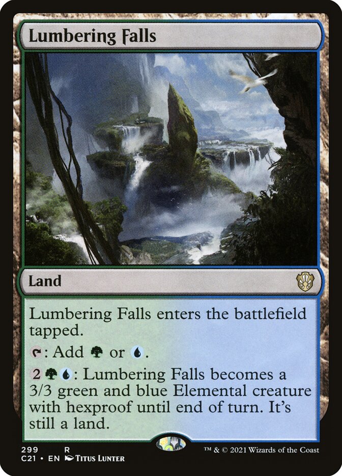 Lumbering Falls (Commander 2021 #299)